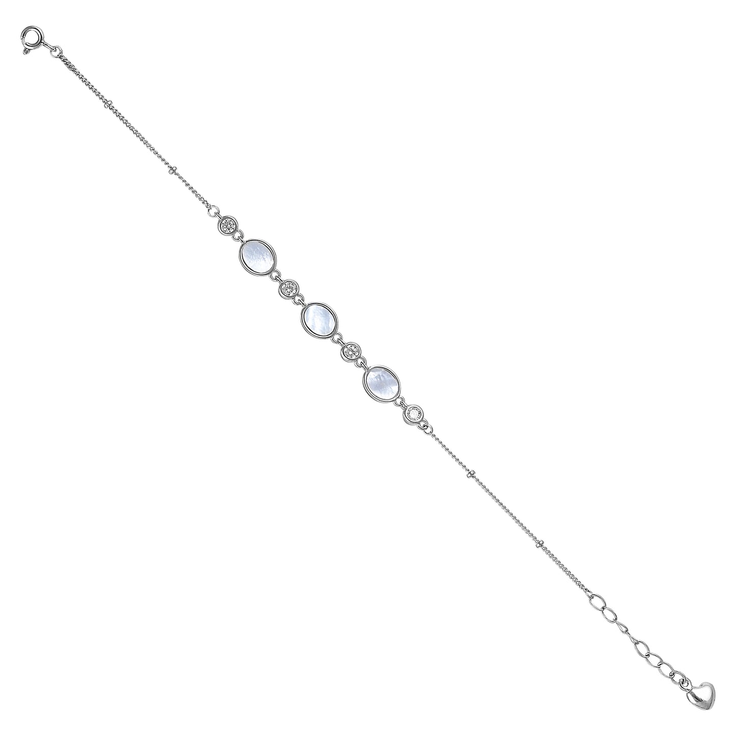White Mirage Mother Of Pearl Bracelet