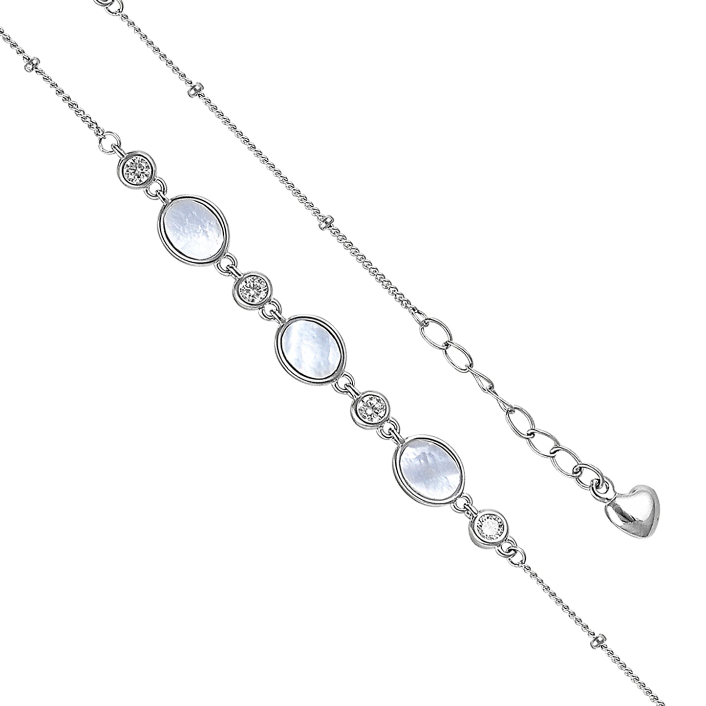 White Mirage Mother Of Pearl Bracelet